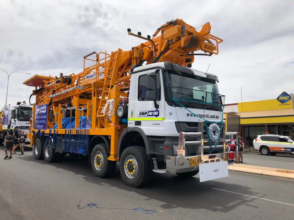 Image of new Topdrill diamond drill rig ready for mobilisation
