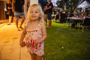Image of a small child at the Topdrill Christmas party